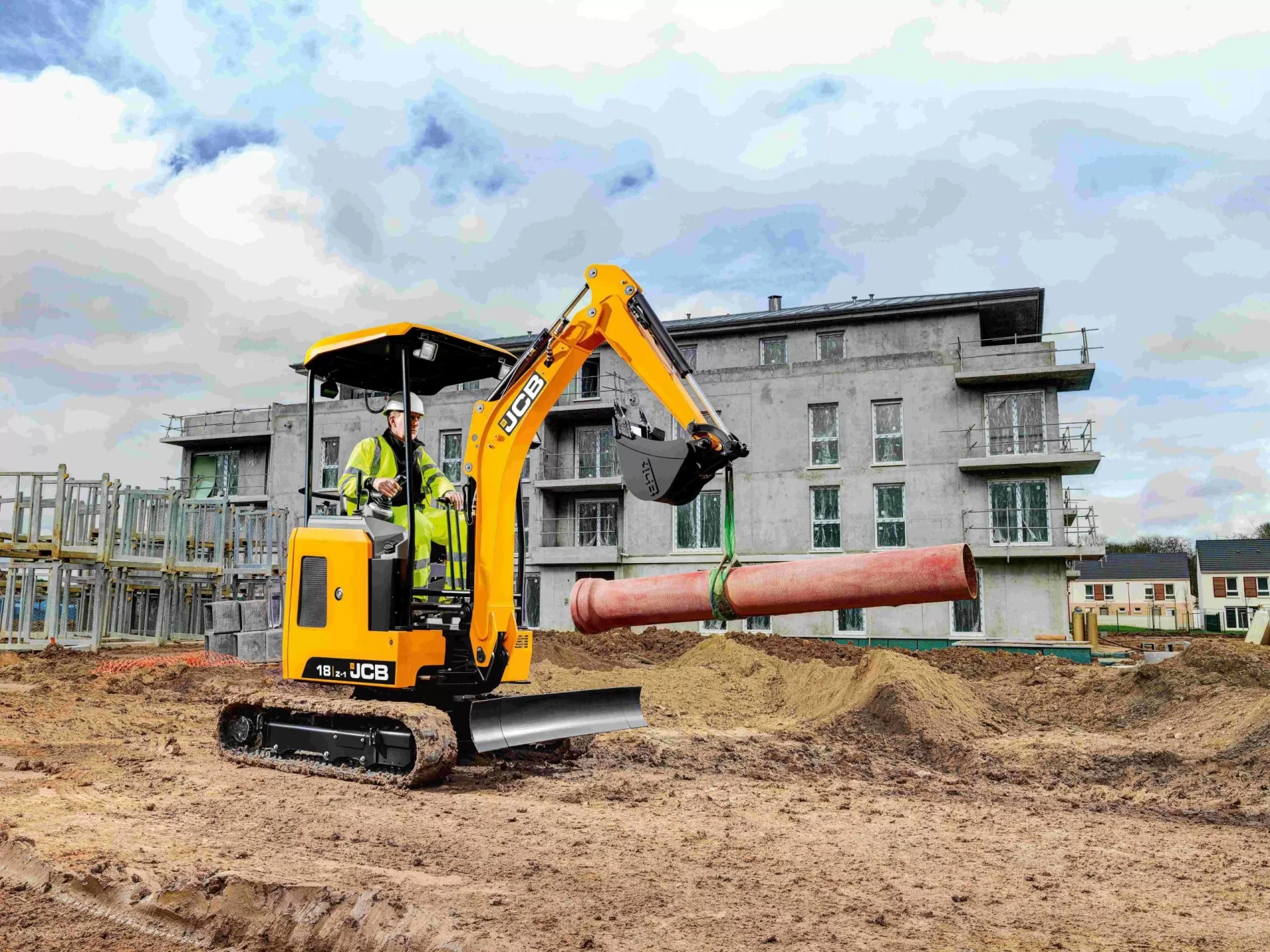 Máy xúc đào mini JCB E18Z