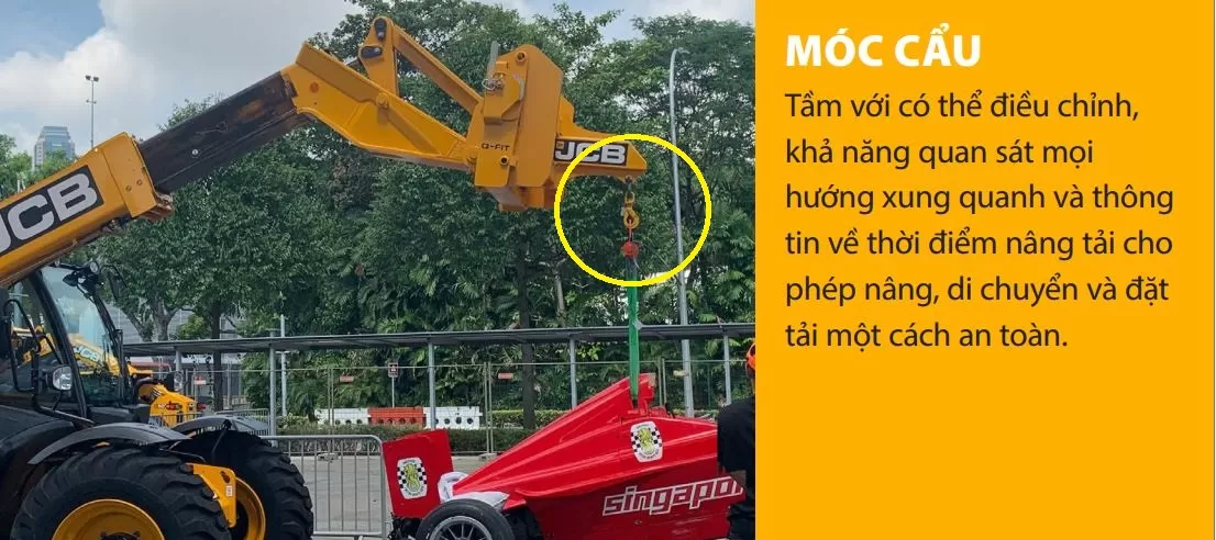 Móc cẩu cho xe JCB