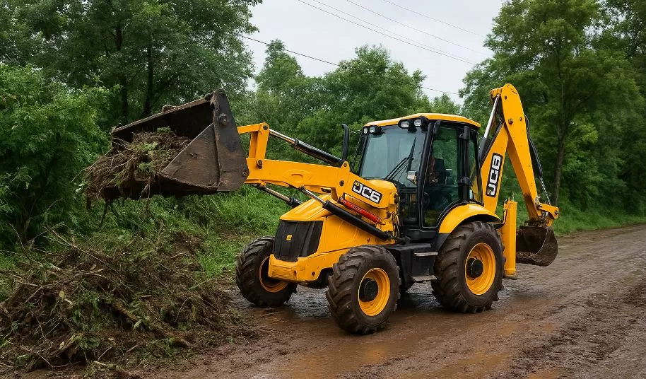 Lựa chọn máy xúc nào để dọn dẹp bùn đất sau bão lũ