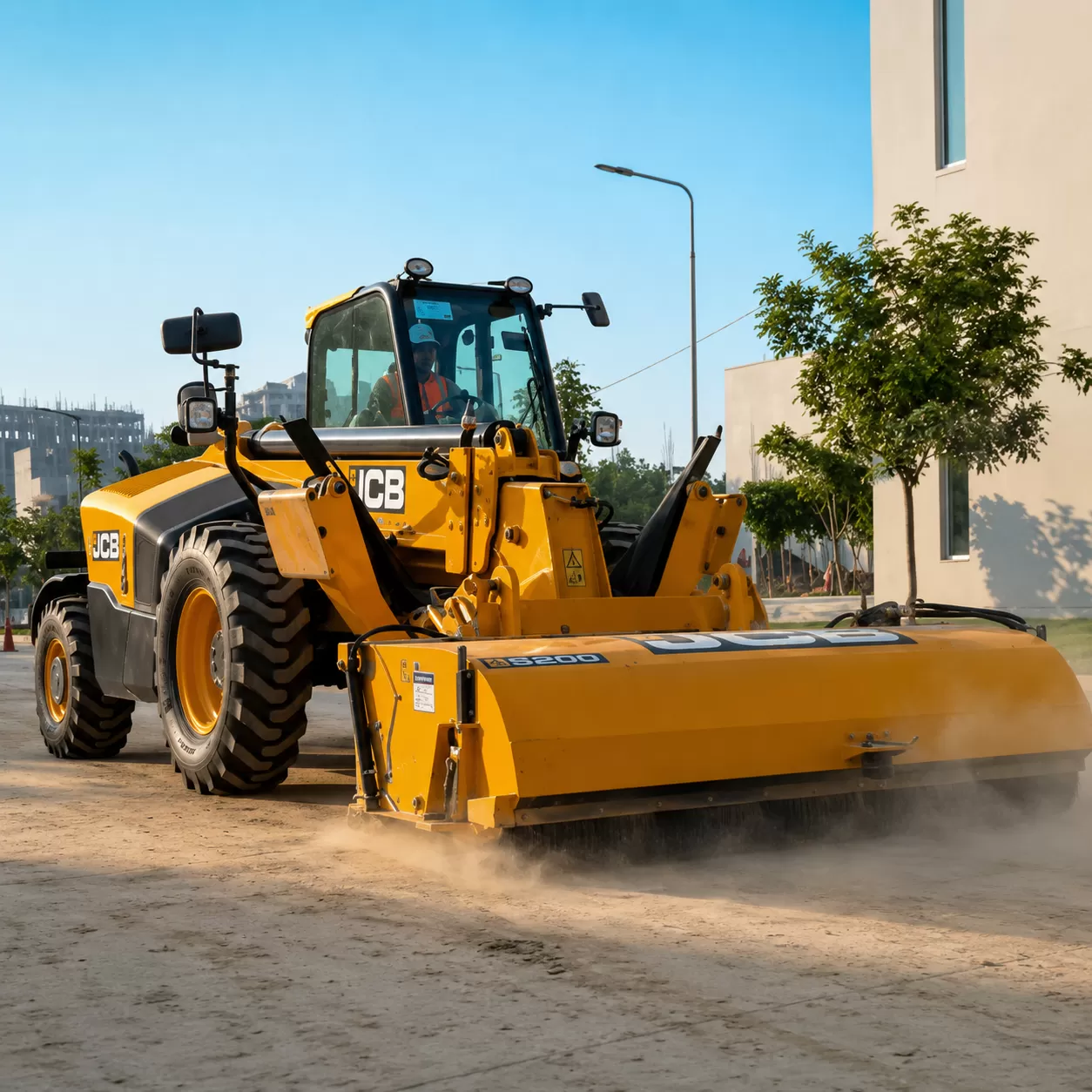 Xe Nâng Đa Năng JCB 540 70 Giải Pháp Nâng Hạ Linh Hoạt Cho Nhà Máy Và Cảng Biển