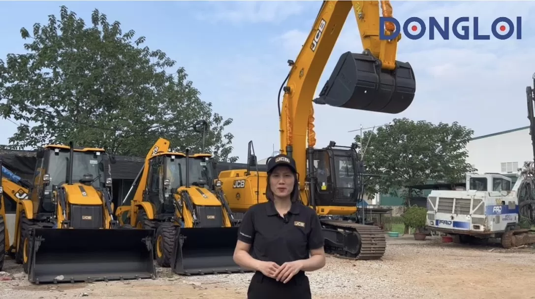 Giới thiệu cơ bản máy xúc đào bánh xích JCB 345 (35 tấn, gàu 2.3M3)