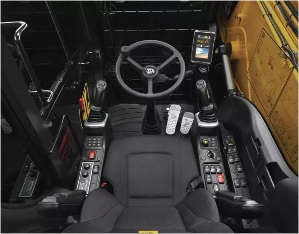 Máy xúc đào bánh lốp JCB JS145